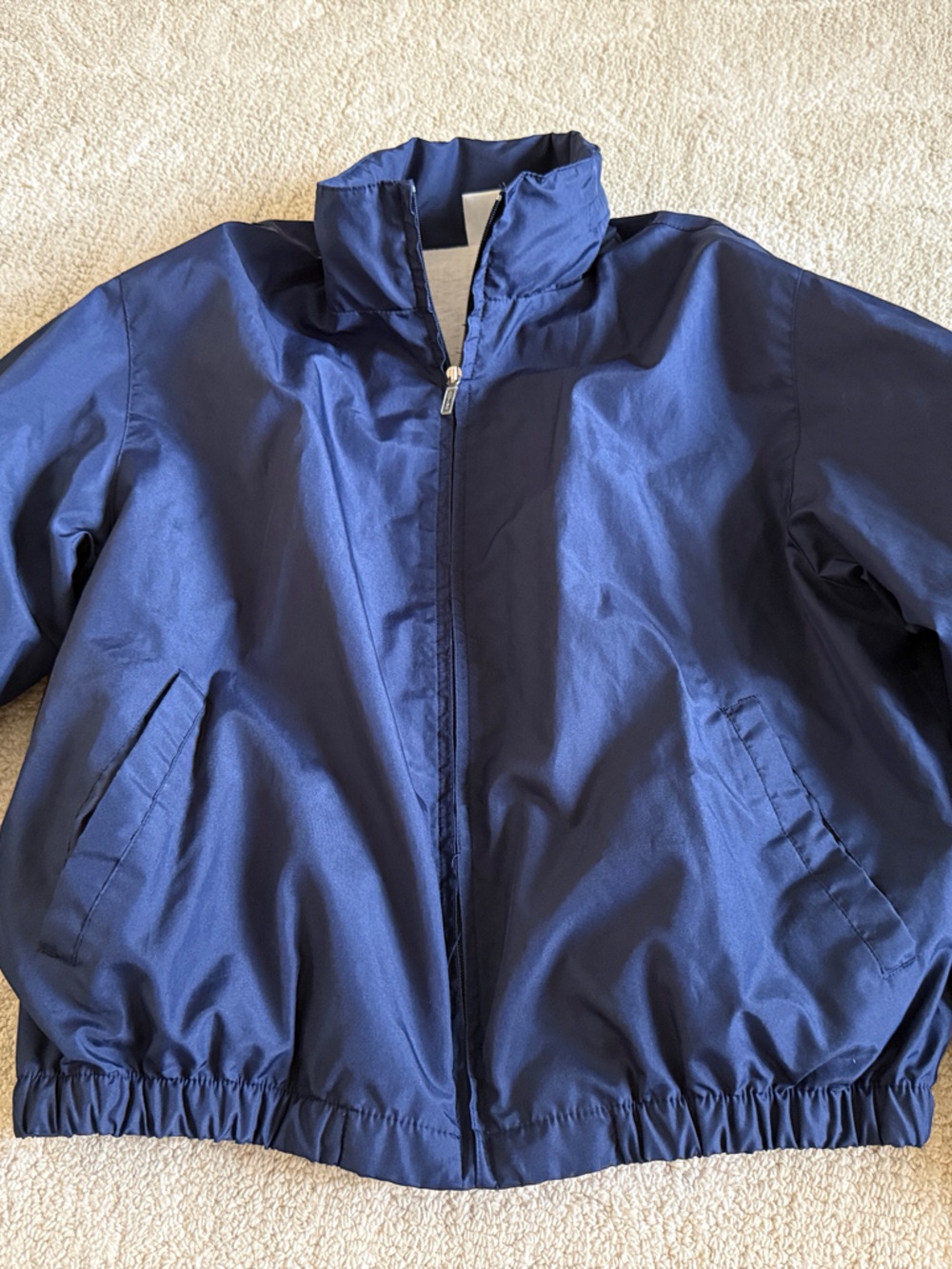 St. John's Bay Active Navy Blue Jacket Size Large